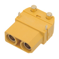 Conector XT90PW hembra para panel con pines de 3.0 mm [45A/90A]