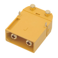 Conector XT90PW macho para panel con pines de 3.0 mm [45A/90A]