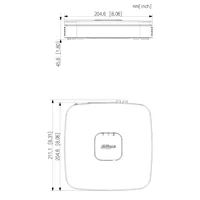 DVR 5EN1 H265 4ch 5M-N@12ips +2IP 6MP 1HDMI 1HDD AI
